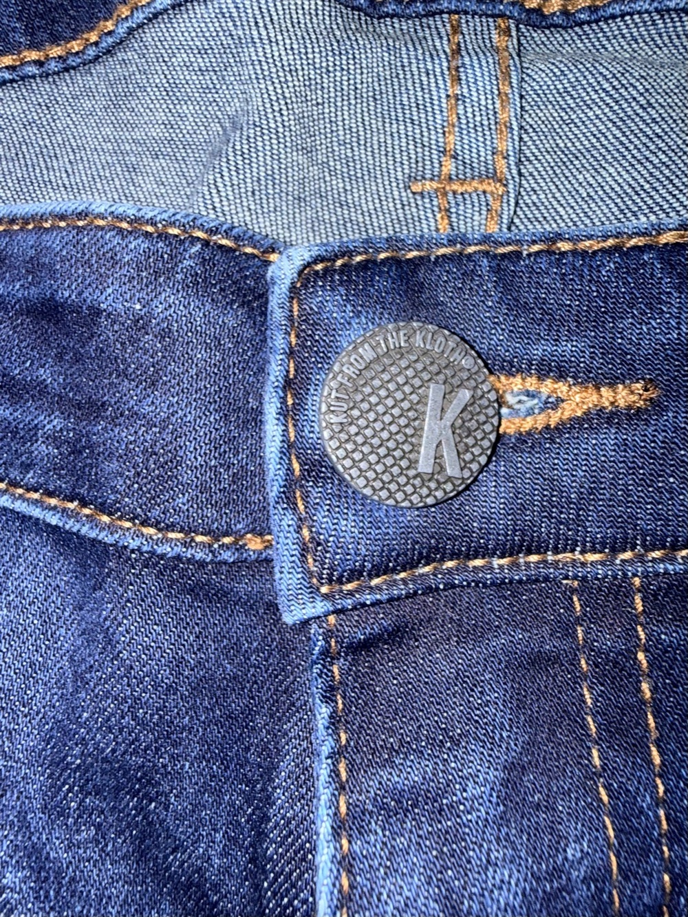 Kut from the Kloth Catherine Boyfriend Straight Leg Jeans in Dark Blue Wash - Picture 7 of 7